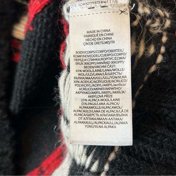 Polo Ralph Lauren Wool Alpaca Blend Geometric Sweater. Size Small. - Picture 9 of 12